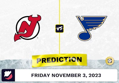Devils vs. Blues Prediction and Odds - November 3, 2023