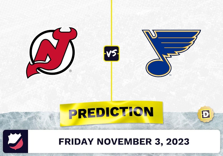 Devils vs. Blues Prediction and Odds - November 3, 2023