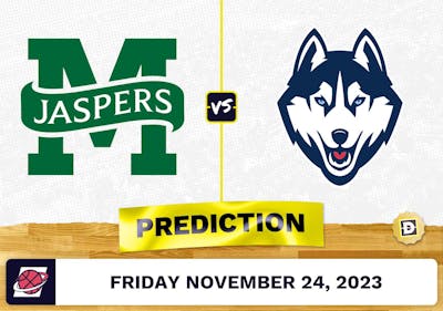 Manhattan vs. Connecticut Basketball Prediction - November 24, 2023