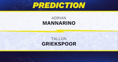 Adrian Mannarino vs. Tallon Griekspoor prediction, odds, picks for US Open 2025