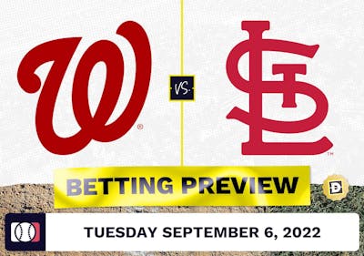 Nationals vs. Cardinals Prediction and Odds - Sep 6, 2022