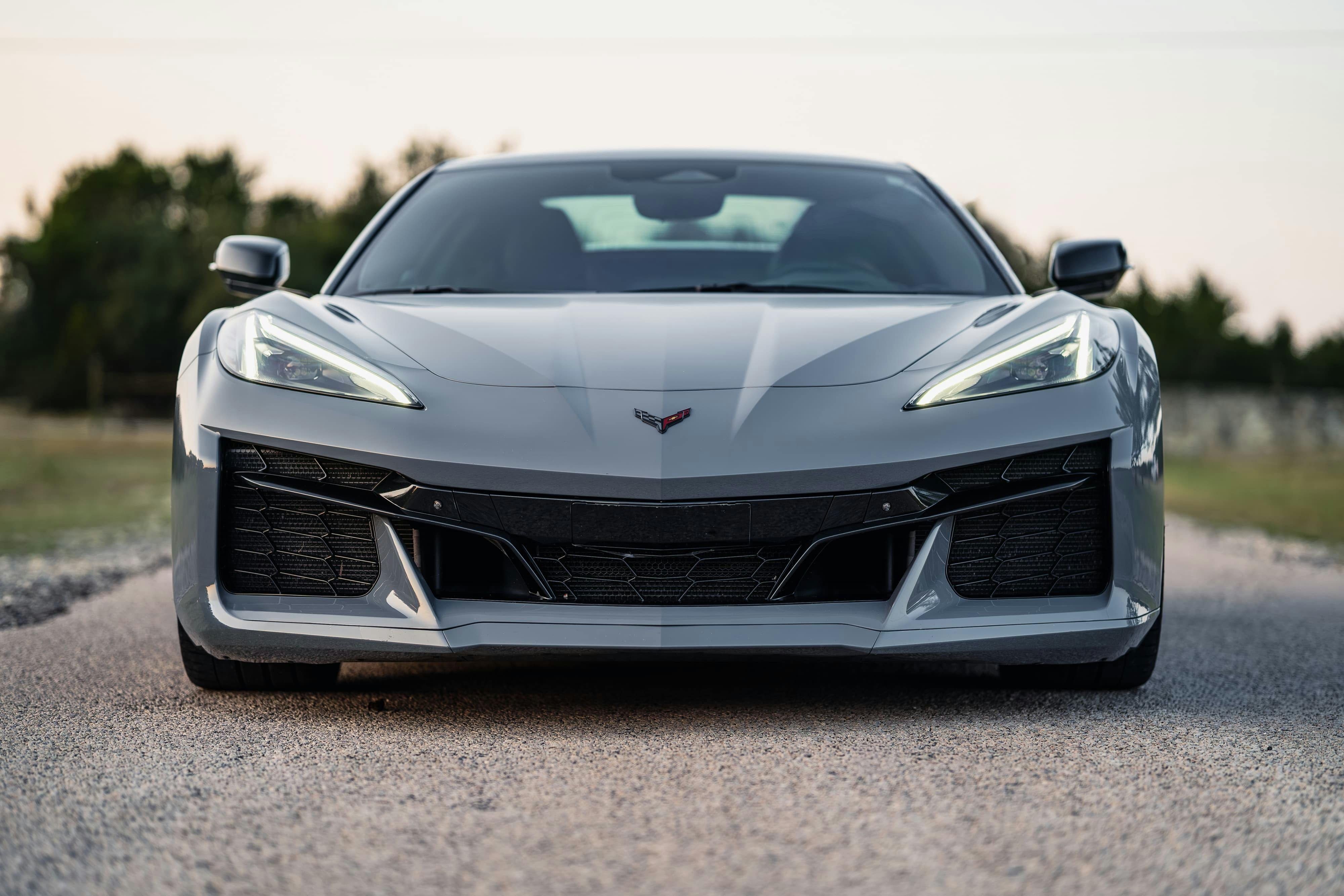 2025 Chevrolet Corvette Z06 in Sea Wolf Gray Tricoat in Dripping Springs, TX.