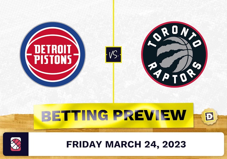 Pistons vs. Raptors Prediction and Odds - Mar 24, 2023