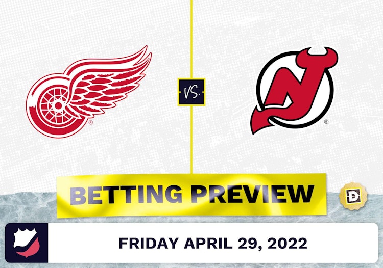 Red Wings vs. Devils Prediction and Odds - Apr 29, 2022