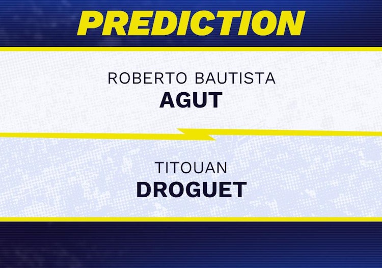 Roberto Bautista Agut vs Titouan Droguet Tennis Prediction.