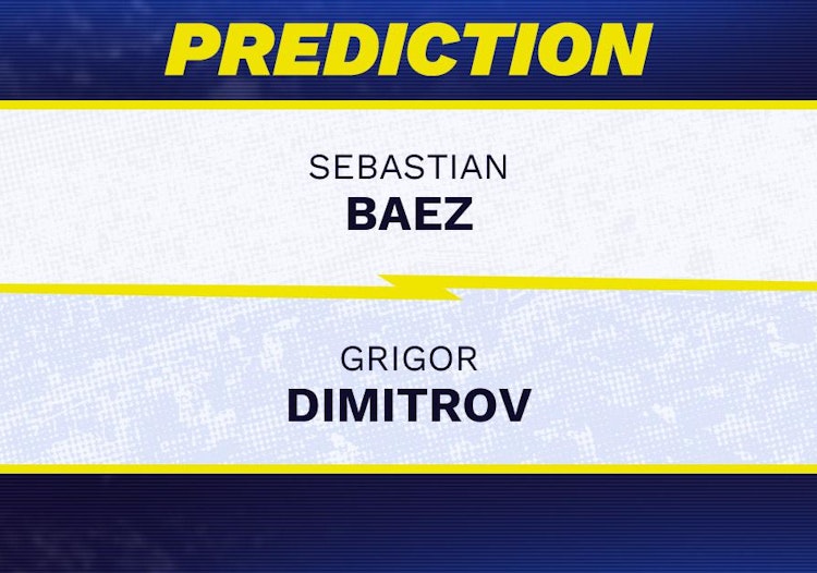 Sebastian Baez vs Grigor Dimitrov Tennis Prediction.