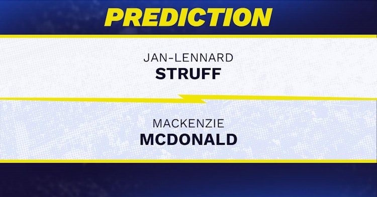 Jan-Lennard Struff vs Mackenzie McDonald Tennis Prediction.
