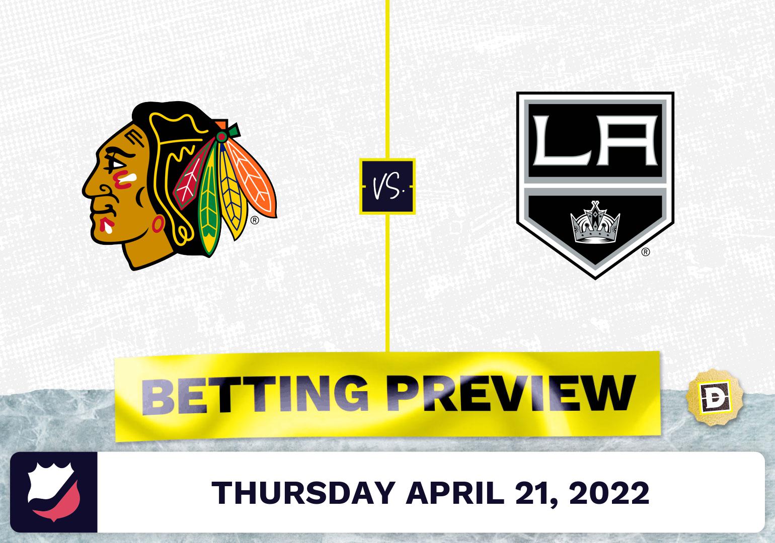 Blackhawks vs. Kings Prediction and Odds - Apr 21, 2022
