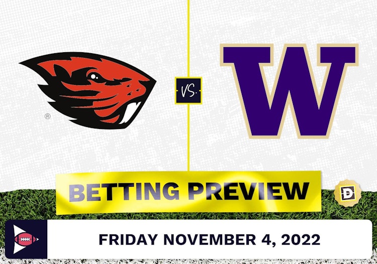 Oregon State vs. Washington CFB Prediction and Odds - Nov 4, 2022