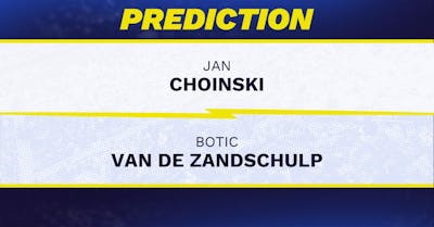 Jan Choinski vs. Botic Van de Zandschulp prediction, odds, picks for US Open 2026