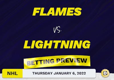 Flames vs. Lightning Predictions and Odds - Jan 6, 2022