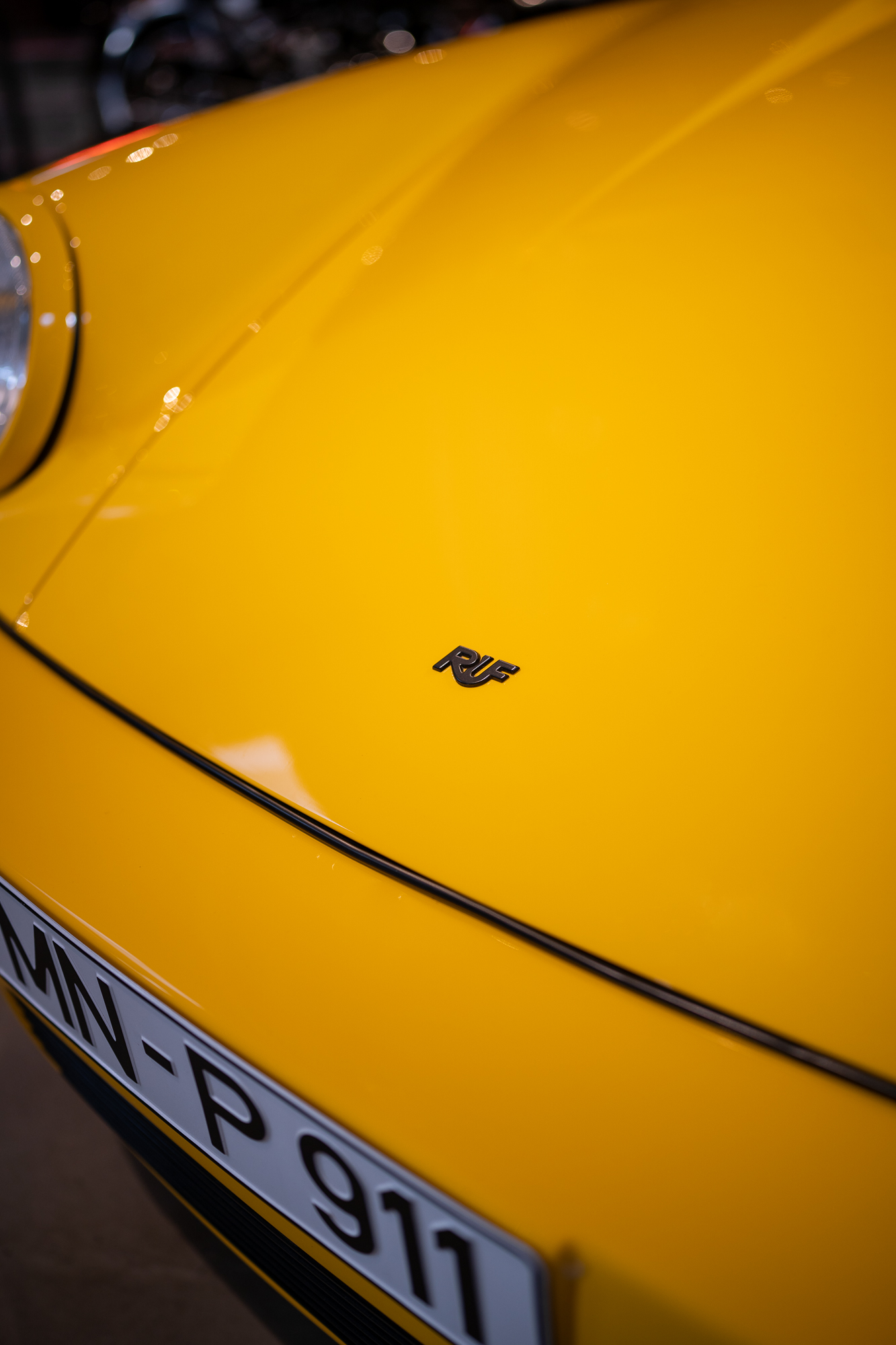 RUF Logo on the Yellowbird number one