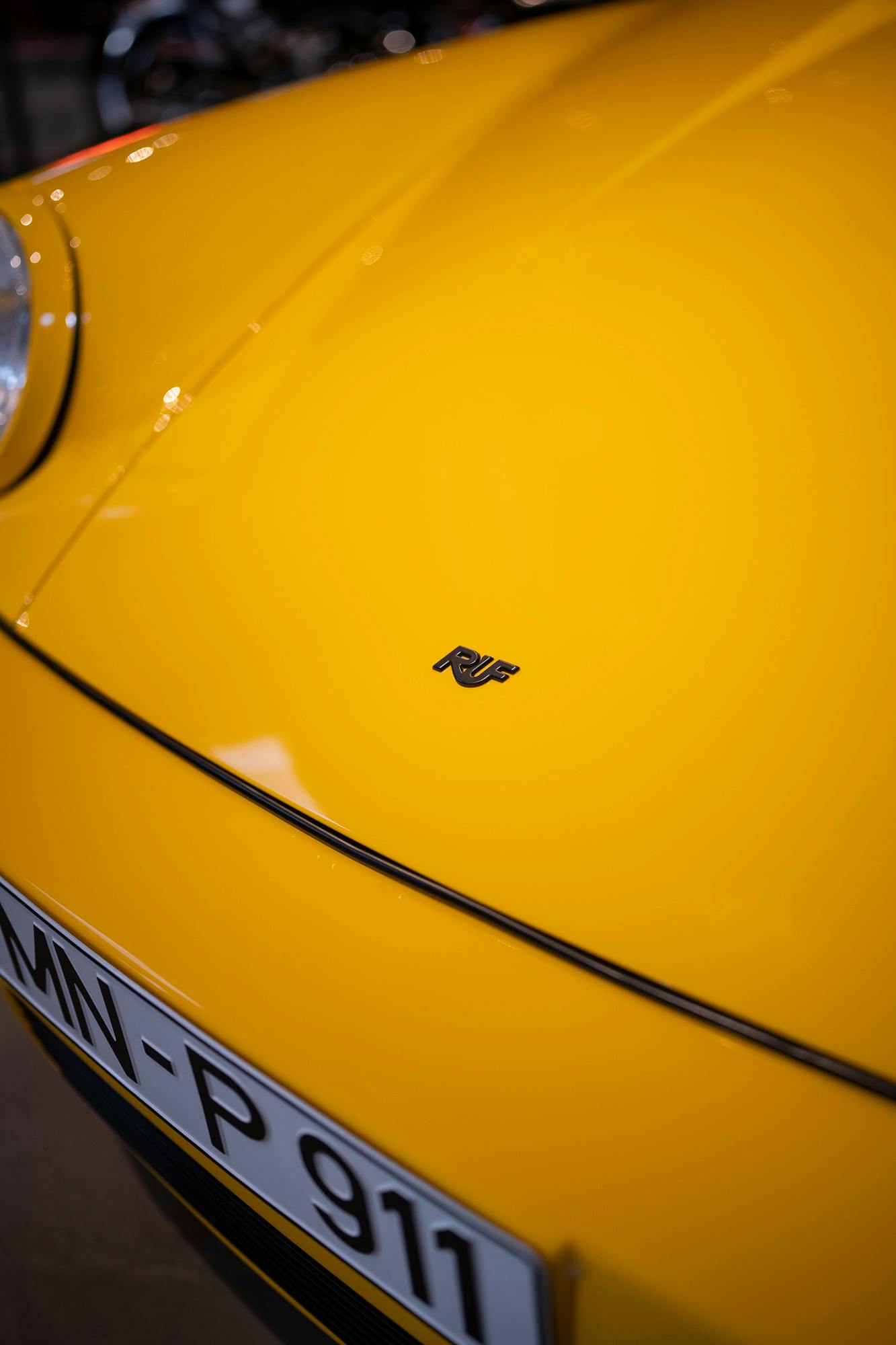 RUF Logo on the Yellowbird number one