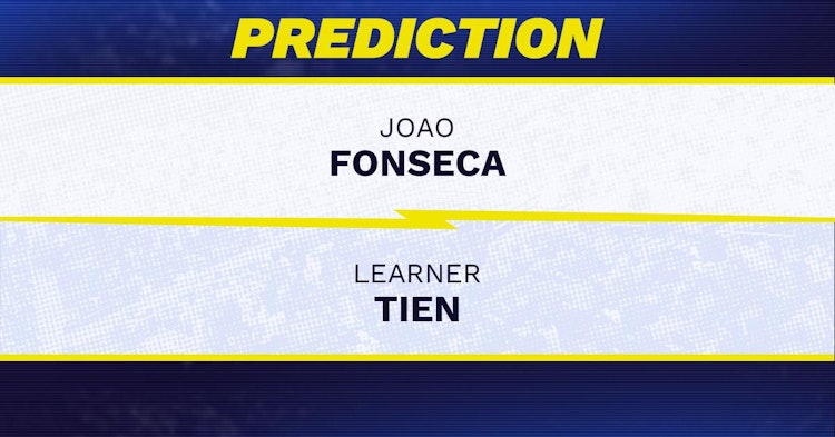 Joao Fonseca vs Learner Tien Tennis Prediction.