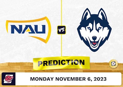 Northern Arizona vs. Connecticut Basketball Prediction - November 6, 2023