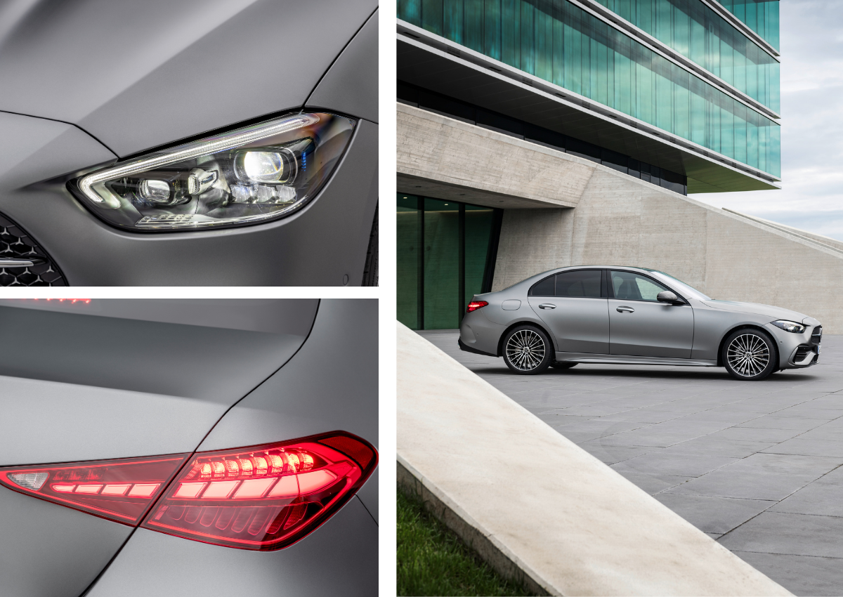 Das Exterior der Mercedes-Benz C-Klasse.