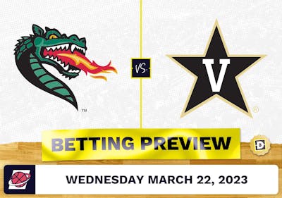 UAB vs. Vanderbilt CBB Prediction and Odds - Mar 22, 2023