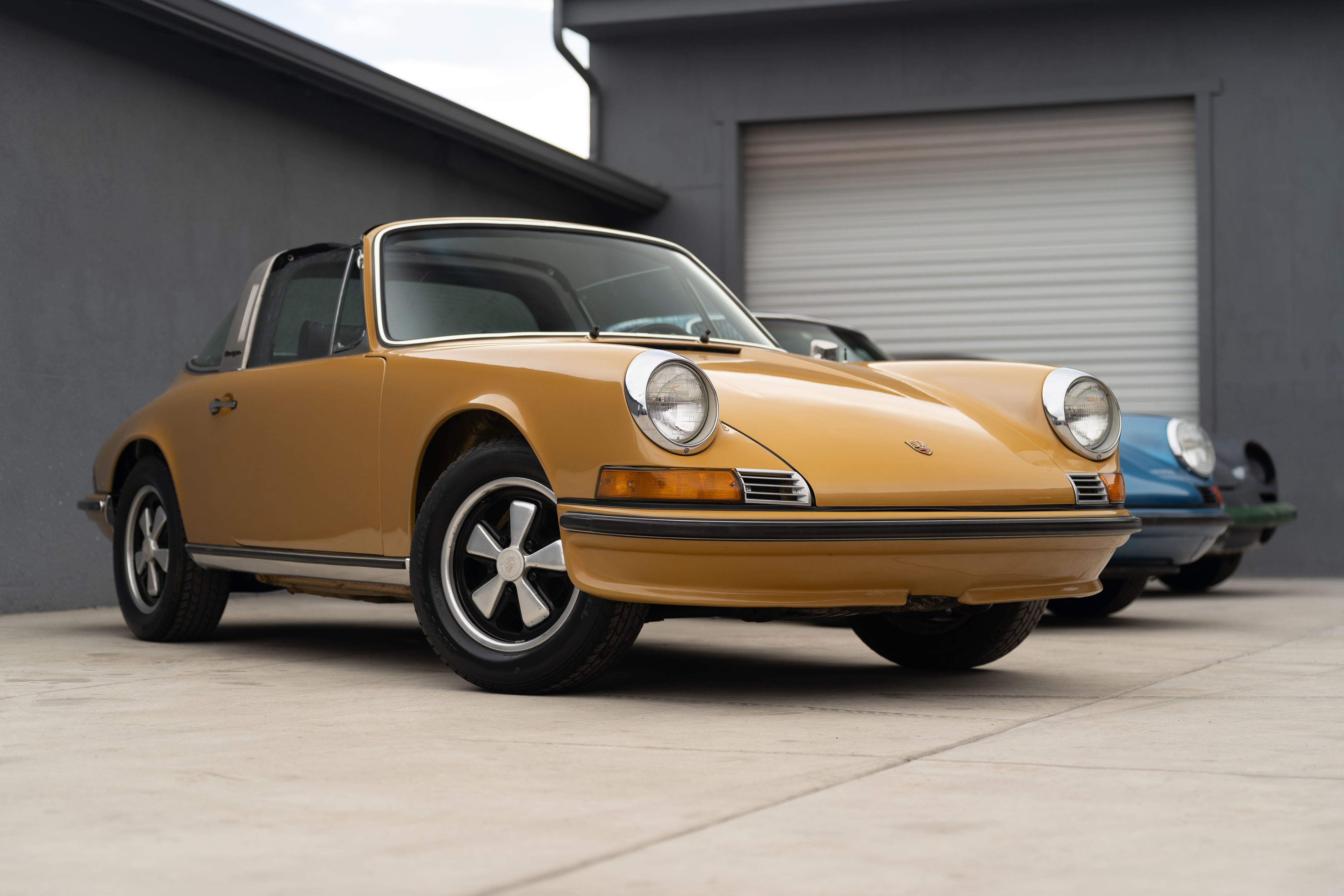 Row of early 911's at Wholesale California in Costa Mesa, California.