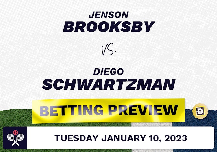 Jenson Brooksby vs. Diego Schwartzman Predictions - Jan 10, 2023