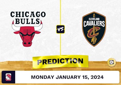 Chicago Bulls vs. Cleveland Cavaliers Prediction, Odds, NBA Picks [1/15/2024]