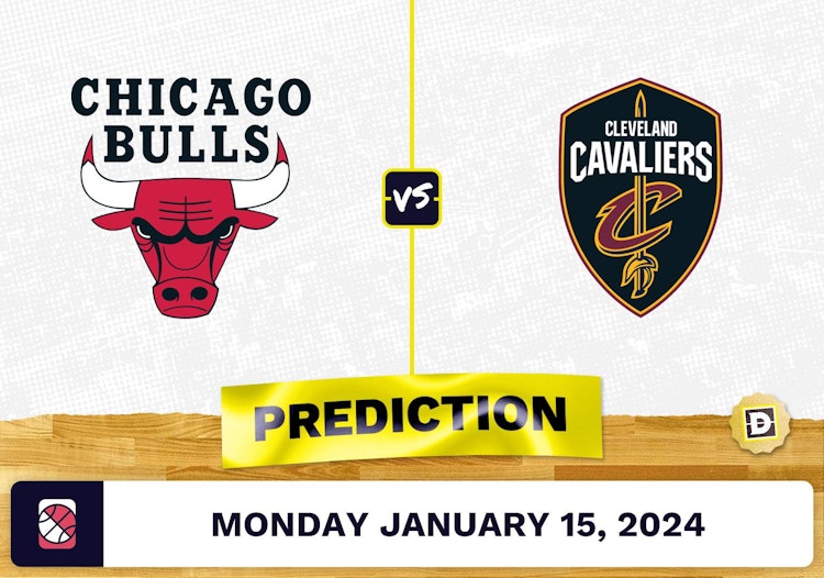 Chicago Bulls vs. Cleveland Cavaliers Prediction, Odds, NBA Picks [1/15/2024]