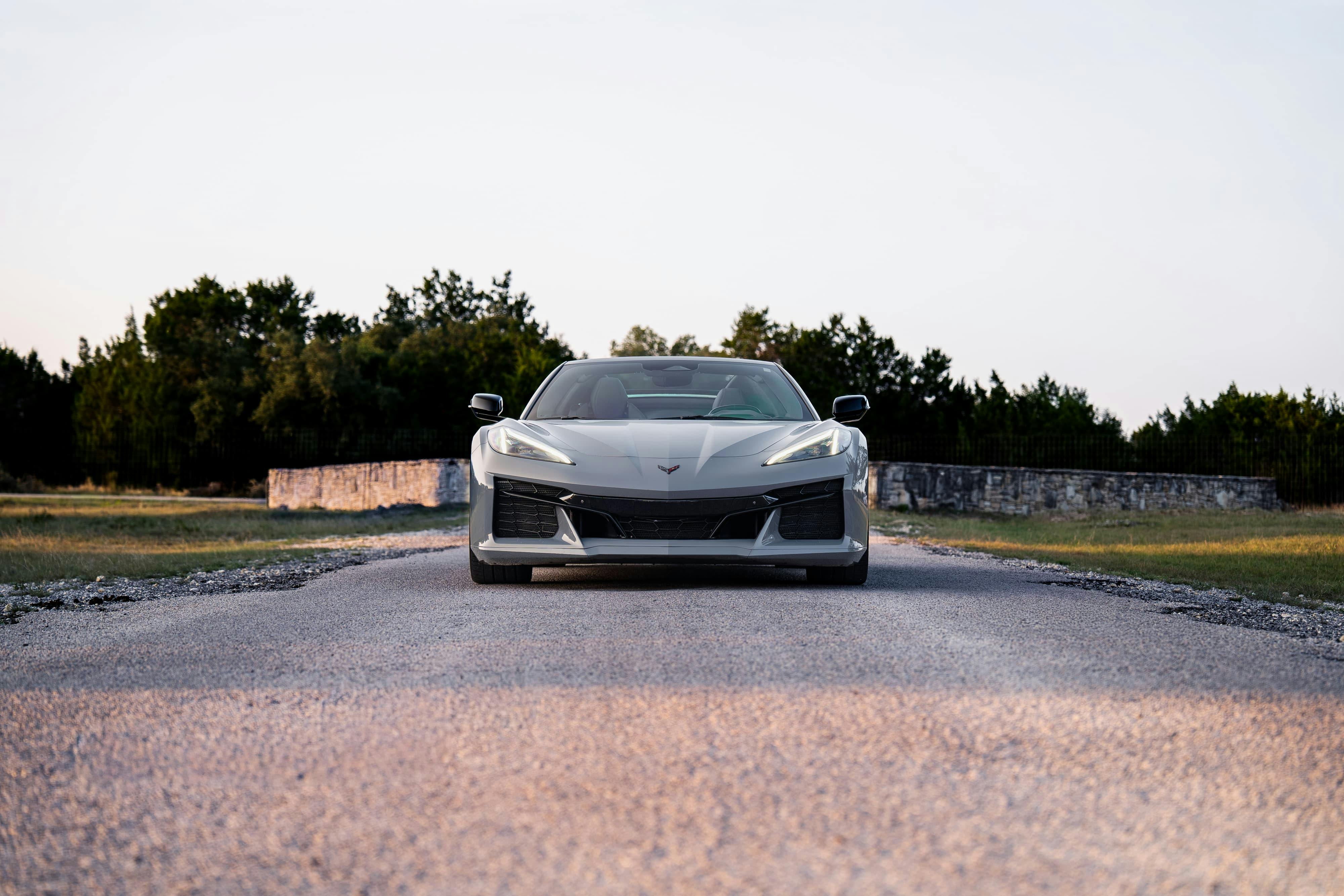 2025 Chevrolet Corvette Z06 in Sea Wolf Gray Tricoat in Dripping Springs, TX.