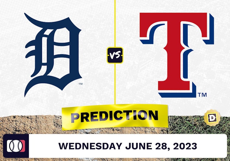 Tigers vs. Rangers Prediction for MLB Wednesday [6/28/2023]