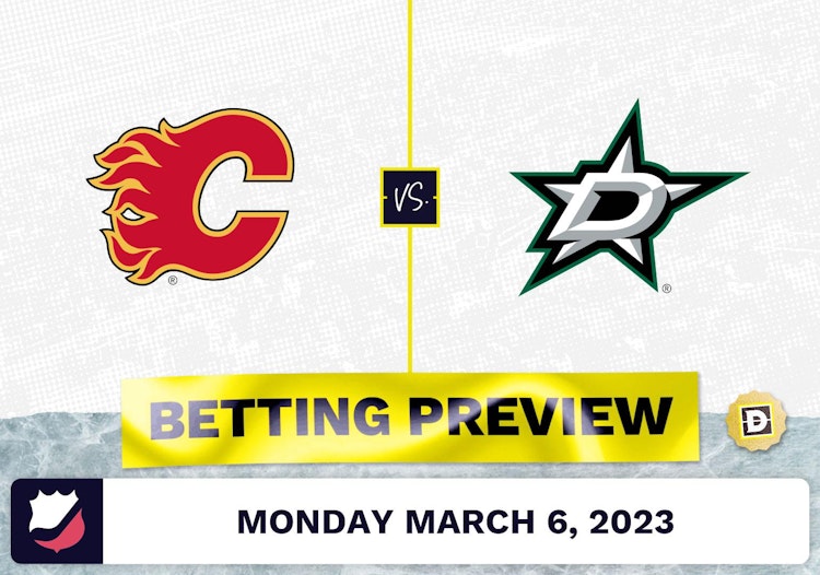 Flames vs. Stars Prediction and Odds - Mar 6, 2023