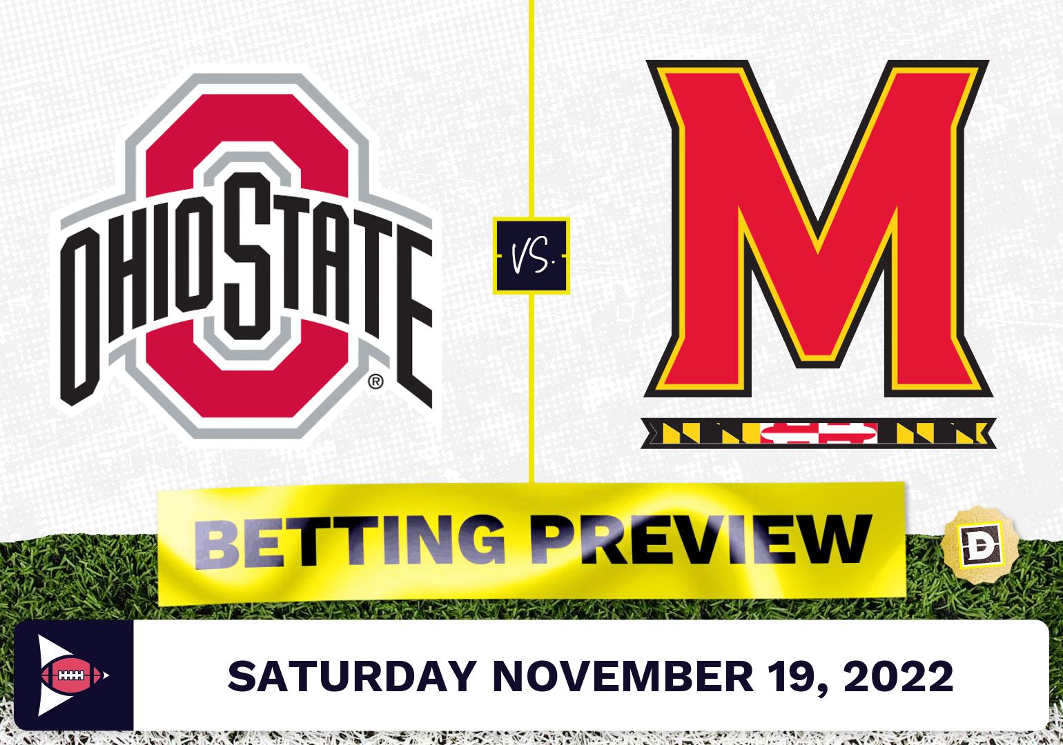 Ohio State vs. Maryland CFB Prediction and Odds - Nov 19, 2022