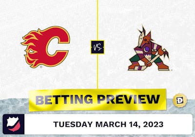 Flames vs. Coyotes Prediction and Odds - Mar 14, 2023