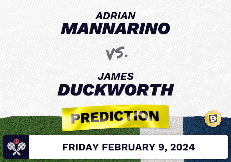 Adrian Mannarino vs. James Duckworth Prediction, Odds, Picks for ATP Dallas 2024