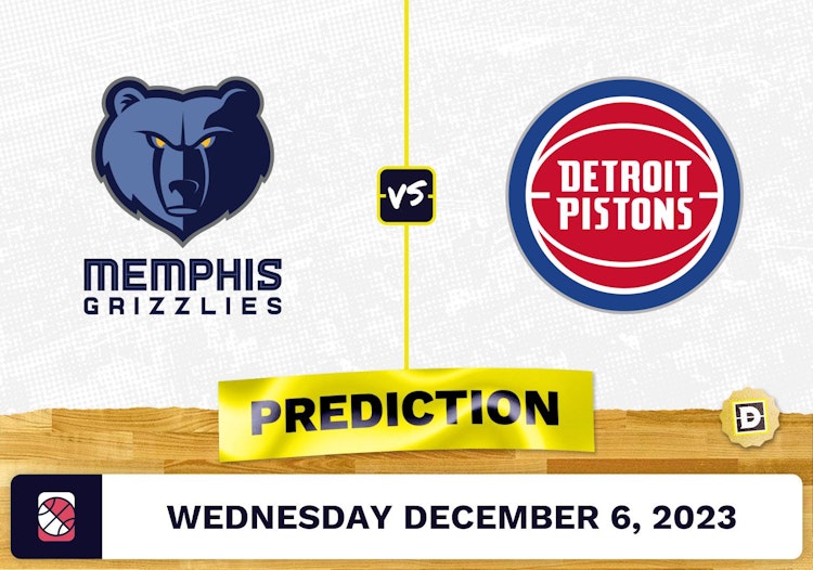 Memphis Grizzlies vs. Detroit Pistons Prediction and Odds - December 6, 2023