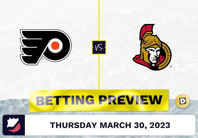 Flyers vs. Senators Prediction and Odds - Mar 30, 2023