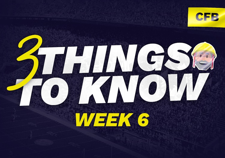 College Football Betting: Three Things To Know Heading Into Week 6 of the 2022 Season