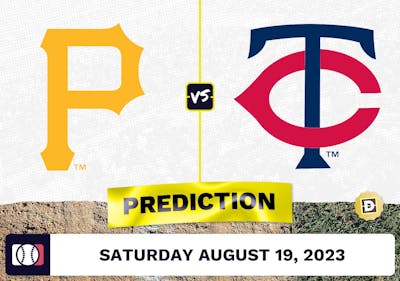 Pirates vs. Twins Prediction for MLB Saturday [8/19/2023]