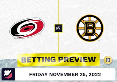 Hurricanes vs. Bruins Prediction and Odds - Nov 25, 2022