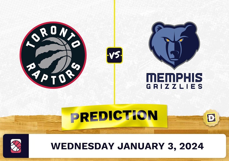 Toronto Raptors vs. Memphis Grizzlies Prediction, Odds, NBA Picks  [1/3/2024]