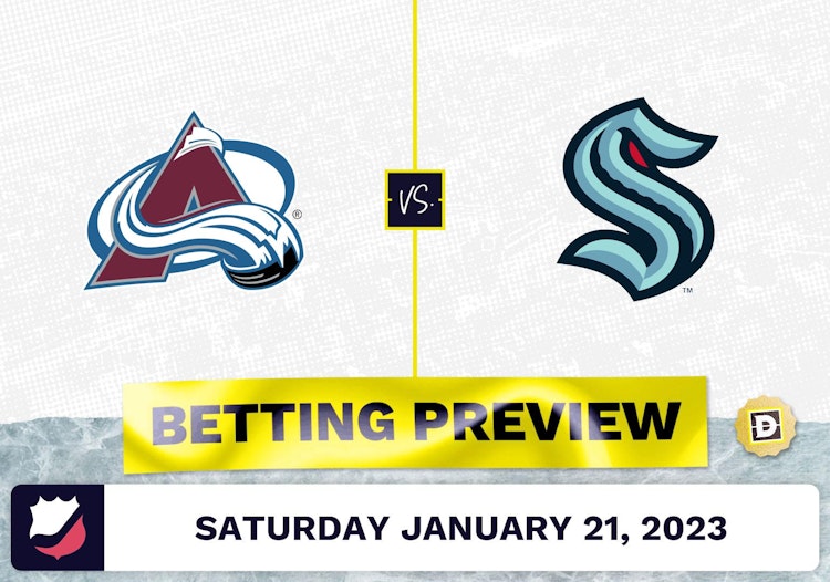 Avalanche vs. Kraken Prediction and Odds - Jan 21, 2023