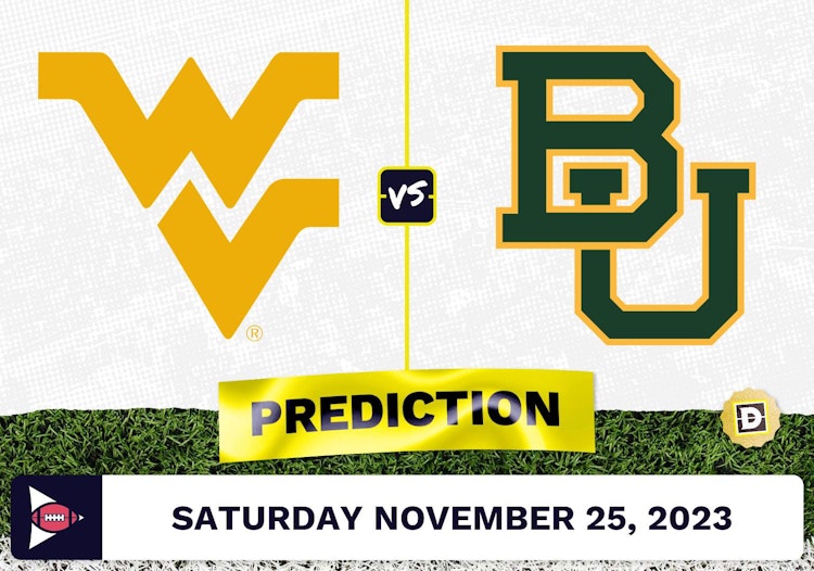 West Virginia vs. Baylor CFB Prediction and Odds - November 25, 2023
