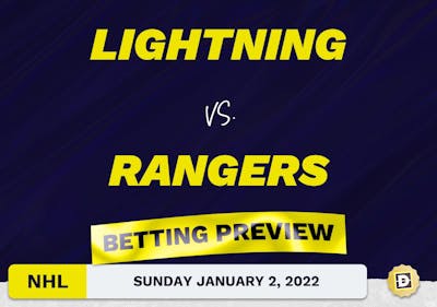 Lightning vs. Rangers Predictions and Odds - Jan 2, 2022