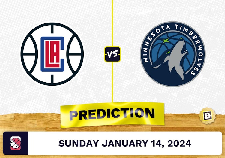 Los Angeles Clippers vs. Minnesota Timberwolves Prediction, Odds, NBA Picks [1/14/2024]