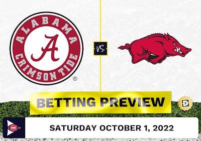Alabama vs. Arkansas CFB Prediction and Odds - Oct 1, 2022