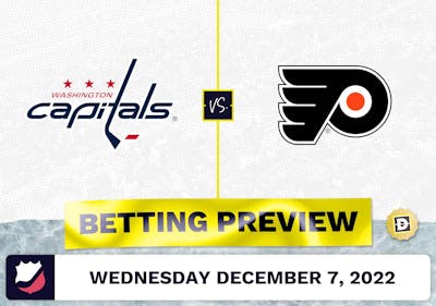 Capitals vs. Flyers Prediction and Odds - Dec 7, 2022
