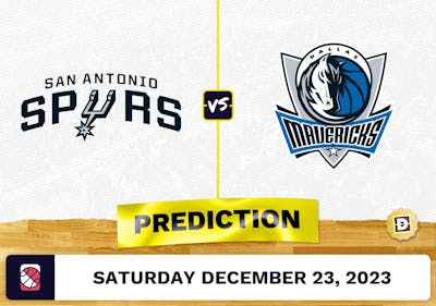 San Antonio Spurs vs. Dallas Mavericks Prediction, Odds, NBA Picks  [12/23/2023]