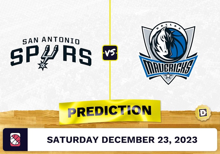 San Antonio Spurs vs. Dallas Mavericks Prediction, Odds, NBA Picks  [12/23/2023]