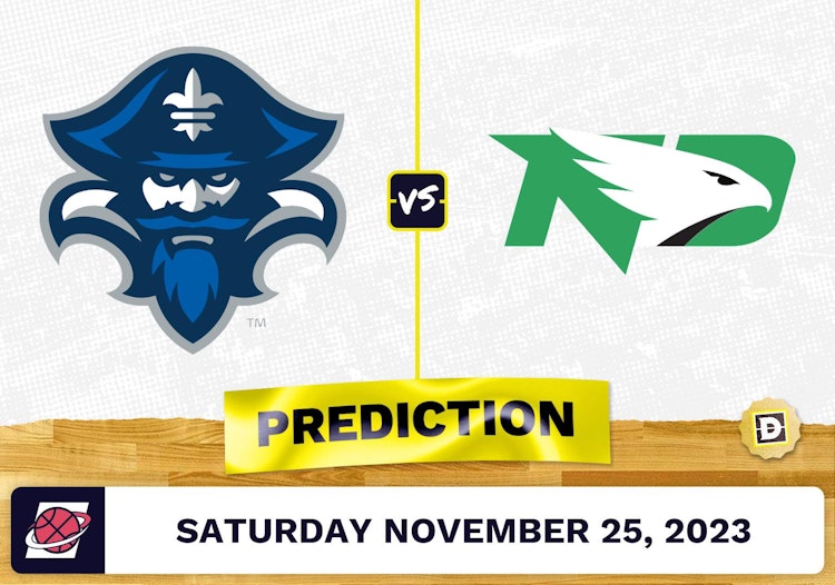 New Orleans vs. North Dakota Basketball Prediction - November 25, 2023