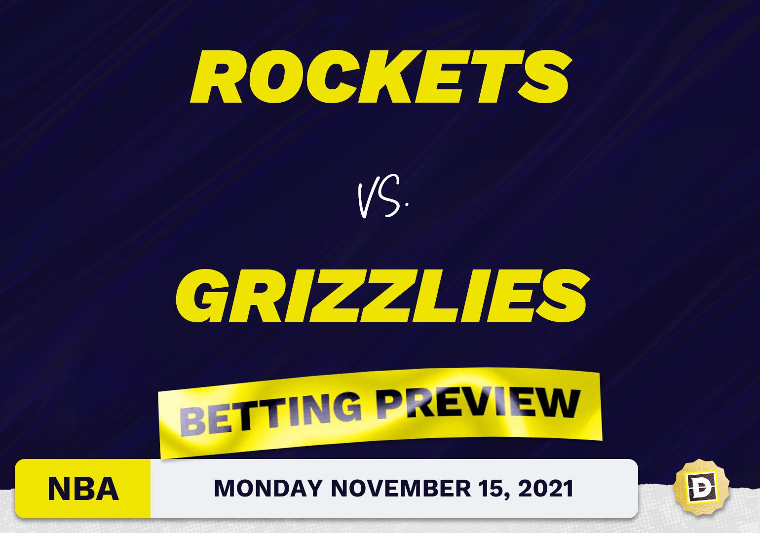 Rockets vs. Grizzlies Predictions and Odds - Nov 15, 2021