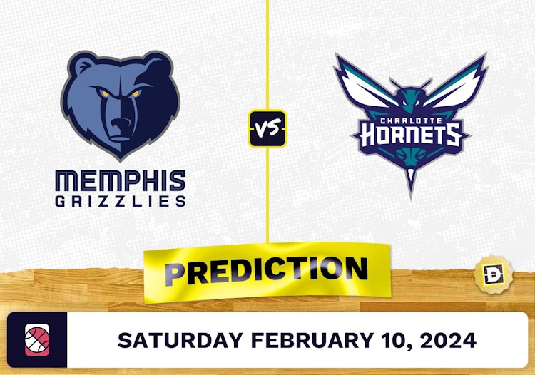 Memphis Grizzlies vs. Charlotte Hornets Prediction, Odds, NBA Picks [2/10/2024]