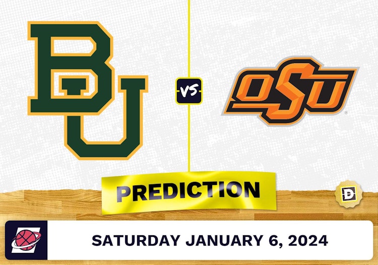 Baylor vs. Oklahoma State Prediction, Odds, College Basketball Picks  [1/6/2024]