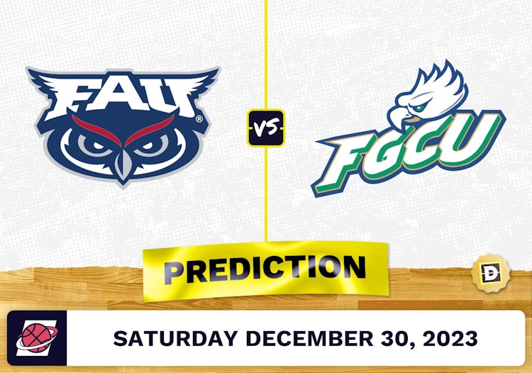 Florida Atlantic vs. Florida Gulf Coast Prediction, Odds, College Basketball Picks  [12/30/2023]